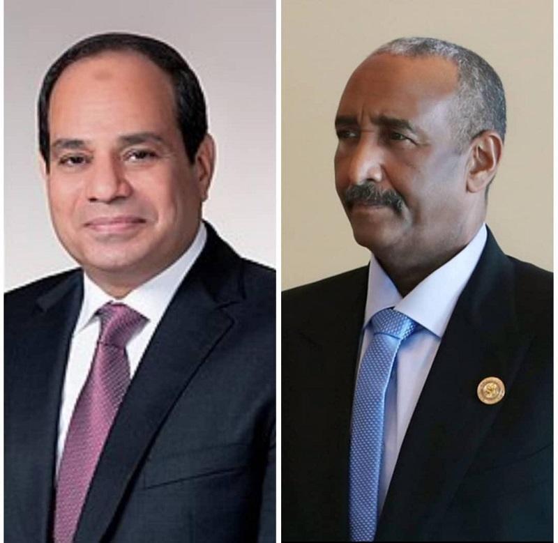 مباحثات سودانية مصرية برئاسة البرهان والسيسي